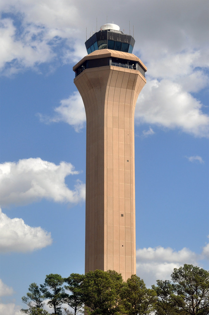 Houston airport air traffic control tower