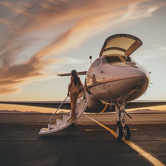 There are many different types of private aircraft - from small, lightweight planes to corporate aircraft built on super large jets like the Boeing 747 or A380